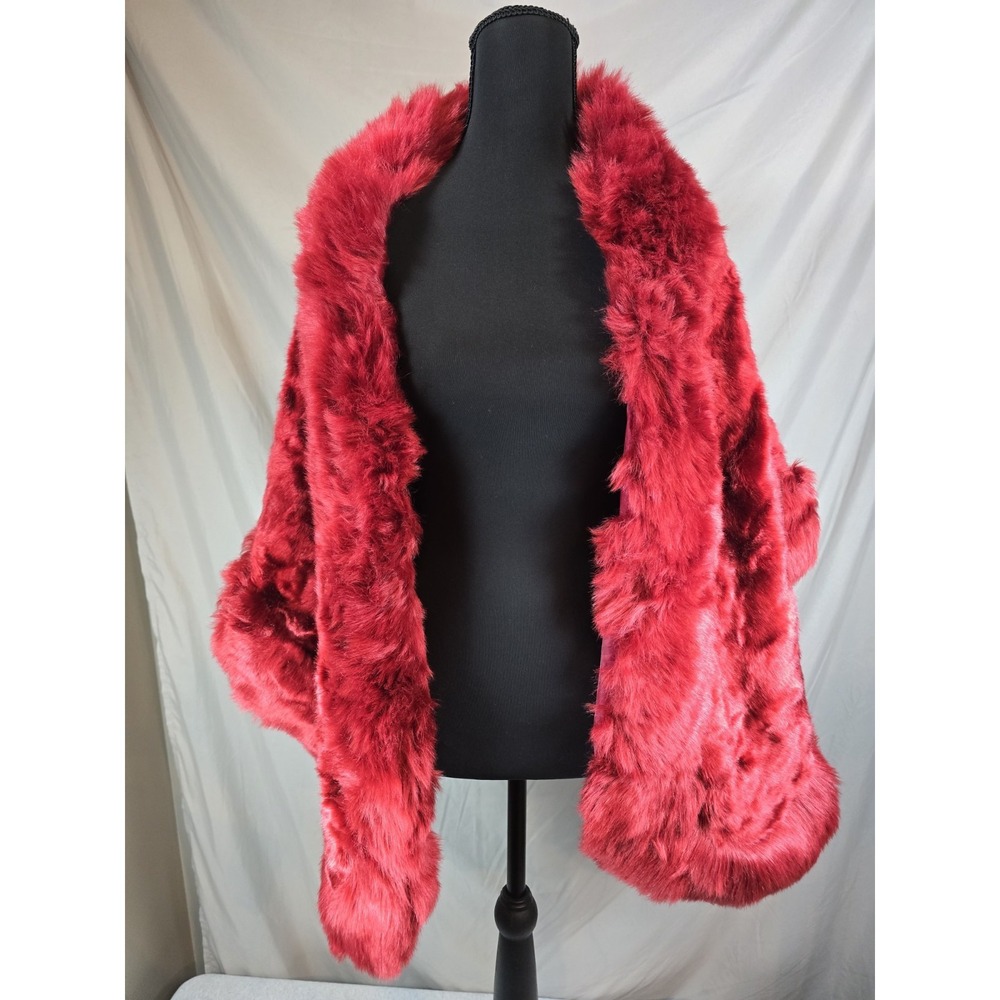New With Tags CARACILIA WRAP STOLE SHRUG Wine Color, Stunning